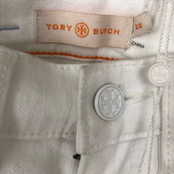 Tory Burch NWT Sadie Cropped Straight Leg Jean - Picture 4 of 5